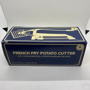 Vintage Himark Stainless Steel French Fry Cutter Kitchen Tool New Open Box